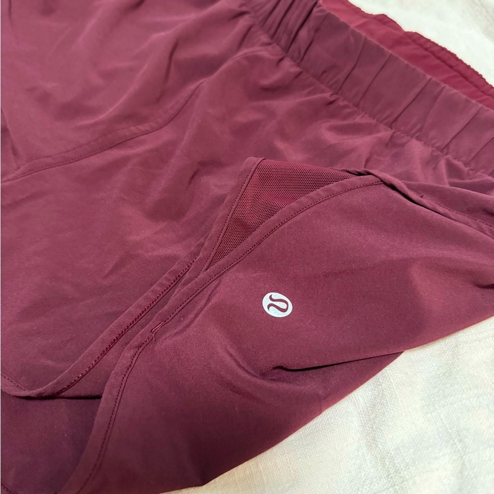 Plum Lululemon shorts like new